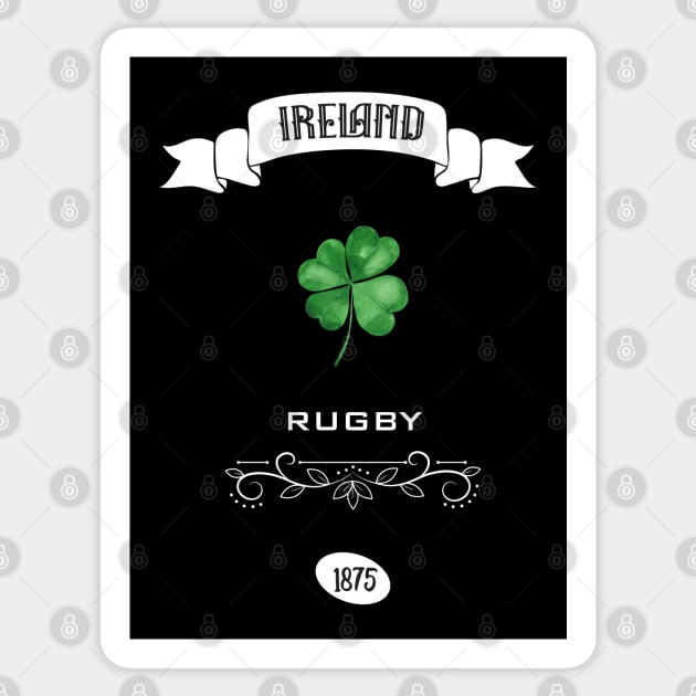 Ireland rugby design Sticker by Cherubic